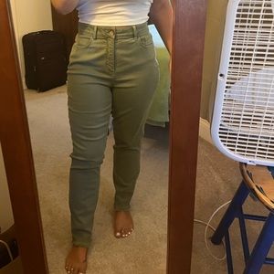Green Pants - LOFT